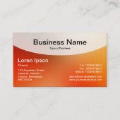 Kurze Top v4d - weiche Gradients Business Card Visitenkarte (Vorderseite)
