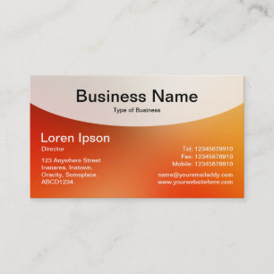 Kurze Top v4d - weiche Gradients Business Card Visitenkarte