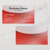 Kurze Top v4d - weiche Gradients Business Card Visitenkarte (Vorne/Hinten)
