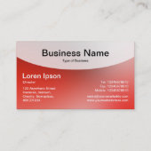 Kurze Top v4d - weiche Gradients Business Card Visitenkarte (Vorderseite)