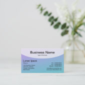 Kurze Top v4d - weiche Gradients Business Card Visitenkarte (Stehend Vorderseite)