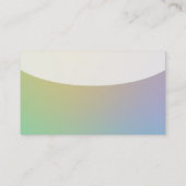 Kurze Top v4d - weiche Gradients Business Card Visitenkarte (Rückseite)