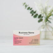 Kurze Top v4d - weiche Gradients Business Card Visitenkarte (Stehend Vorderseite)