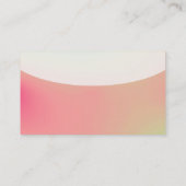 Kurze Top v4d - weiche Gradients Business Card Visitenkarte (Rückseite)