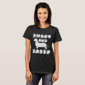 Kurze und sassy Funny Dackel Eigentümer T-Shirt (Vorne ganz)