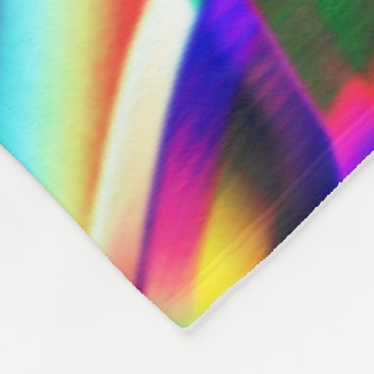 Kurze und sehr farbige Formen, blaue Farbe Fleecedecke (Ecke)