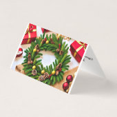 Kurze Weihnachtsgrüße, Wünsche und Niedliche Nachr (Rückseite)