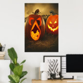 Kürzen des Bullen | AI Art Poster (Heimbüro)