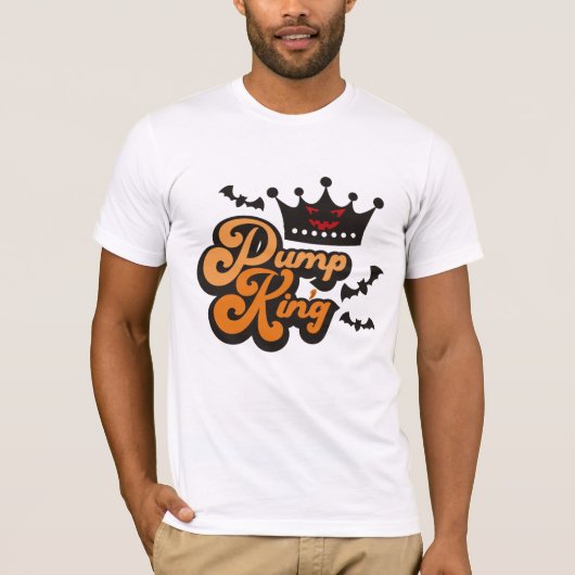 Kürzen Halloween Shirt Kürbiskins Shirts für Erwac (Vorderseite)