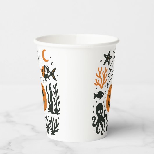 Kürzen im Ozean Pappbecher (Links)