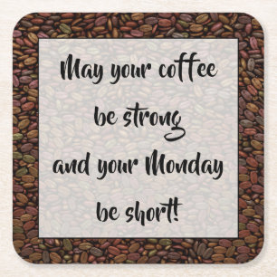 KURZEN MONTAGE... RECHTECKIGER PAPPUNTERSETZER