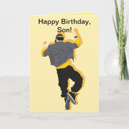 KÜRZEN SIE IHN BIRTHDAY CARD AUF. DANKESKARTE