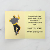 KÜRZEN SIE IHN BIRTHDAY CARD AUF. DANKESKARTE (Innenseite)