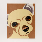 Kurzer Coat Chihuahua Rasse Puzzle (Vertikal)