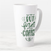 Kurzer Kaffeekonzept Grüne Kalligraphie Tor Milchtasse (Rechte Ecke)