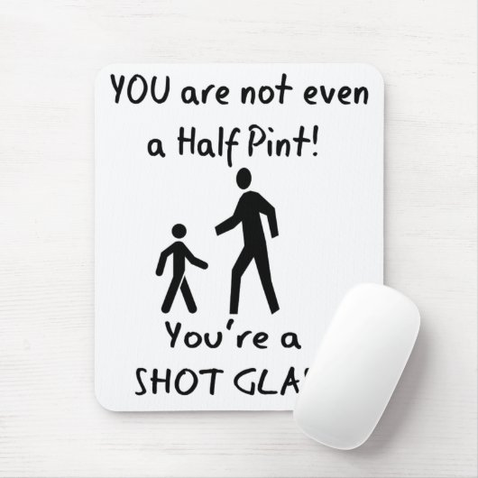 Kurzer Leute-Spaß - für große Leute Mousepad (Mit Mouse)