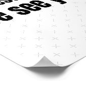 Kurzer Monat Wir sehen dich! - Schwarze Geschichte Poster (Ecke)