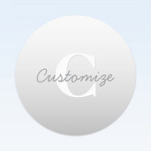 Kurzer Name oder anderer Text mit Monogramm | Grad