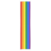 Kurzer Rainbow-Flag-Tischläufer Kurzer Tischläufer (Vorderseite)