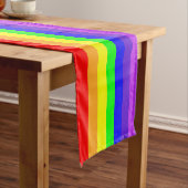 Kurzer Rainbow Strips Kurzer Tischläufer (Beispiel)