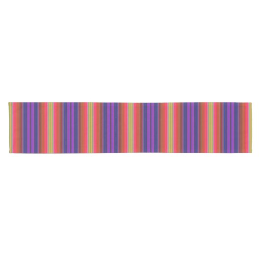 Kurzer Rainbow Strips Kurzer Tischläufer (Horizontal)