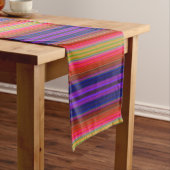 Kurzer Rainbow Strips Kurzer Tischläufer (Beispiel)