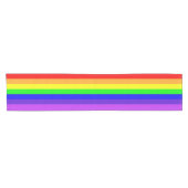 Kurzer Rainbow Strips Tischläufer (Horizontal)