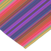 Kurzer Rainbow Strips Tischläufer (Ecke)