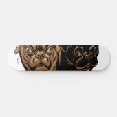 Kurzer Schnauze-BrauenSkateboard Skateboard (Horizontal)