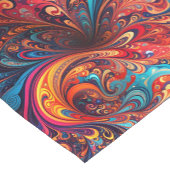 Kurzer Tischläufer für lebendiges abstraktes Desig (Ecke)