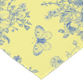 Kurzer Tischläufer in blauen und gelben französisc (Ecke)