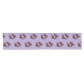 Kurzer Tischläufer mit Veilchenbouquet (Horizontal)