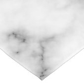 Kurzer Tischrunner aus schwarzem und weißem Marmor Tischläufer (Ecke)