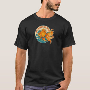 Kurzes Gedächtnis Große Träume Vintage Goldfisch T-Shirt