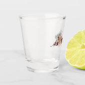 Kurzes Glas: Wilde Seite Schnapsglas (Links)