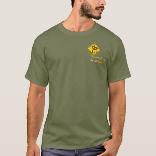 Kurzes Hülse Copperhead T-Shirt (Vorderseite)