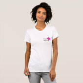 Kurzes Hülsen-Damen-Shirt T-Shirt (Vorne ganz)