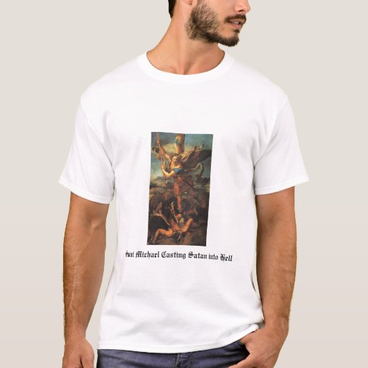 Kurzes Hülsen-T-Shirt St Michael T-Shirt (Vorderseite)