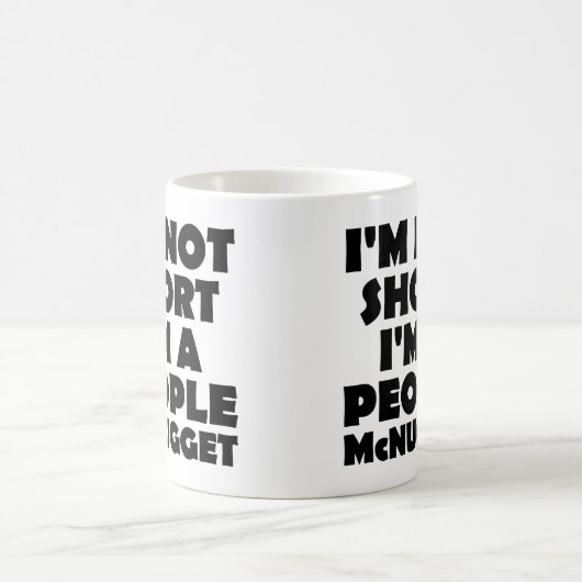 Kurzes Leute-Nugget-lustige Tasse oder Reise-Tasse (Mittel)