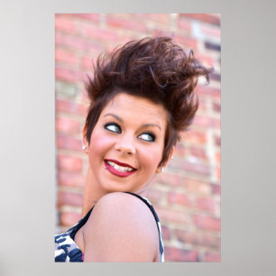 Kurzes Rocker Cut Salon Poster