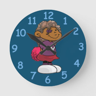 Kurzes Sleevez Runde Wanduhr