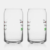 Kurzes Strohhalm Glas (Links)