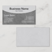 Kurzes Top v3c - Grau Visitenkarte (Vorne/Hinten)