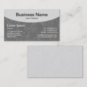 Kurzes Top v3d - Grau Visitenkarte (Vorne/Hinten)