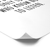 Kurzes Zitat über Hunde (Redewendungen für Niedlic Poster (Ecke)