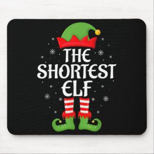 Kürzester Elf Xmas Familien-Matching-Elf-Squad Chr Mousepad