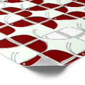 KURZFRISTIG DAUERHAFTES Retro-Weißes Kinderzimmer Poster (Ecke)