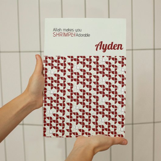 KURZFRISTIG KORREKTUR Rotes weißes Kinderzimmer Poster