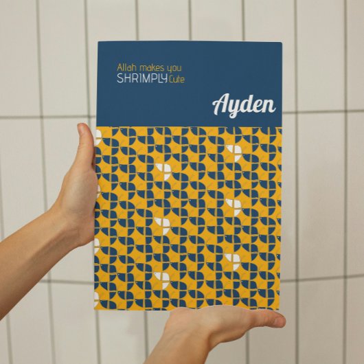 KURZFRISTIG Niedliches blaugelbes Kinderzimmer Poster