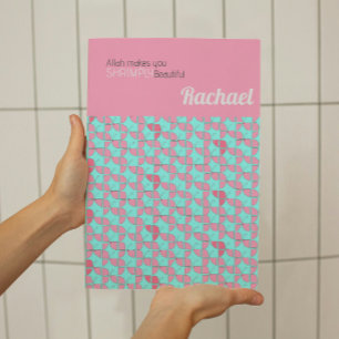 KURZFRISTIG Schönes rosa Aquamarines Kinderzimmer Poster